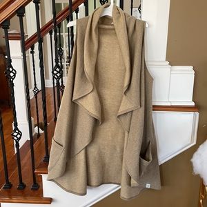 NWOT- Fair Trade, ethically made “By Tavi” Sleeveless Cardigan
